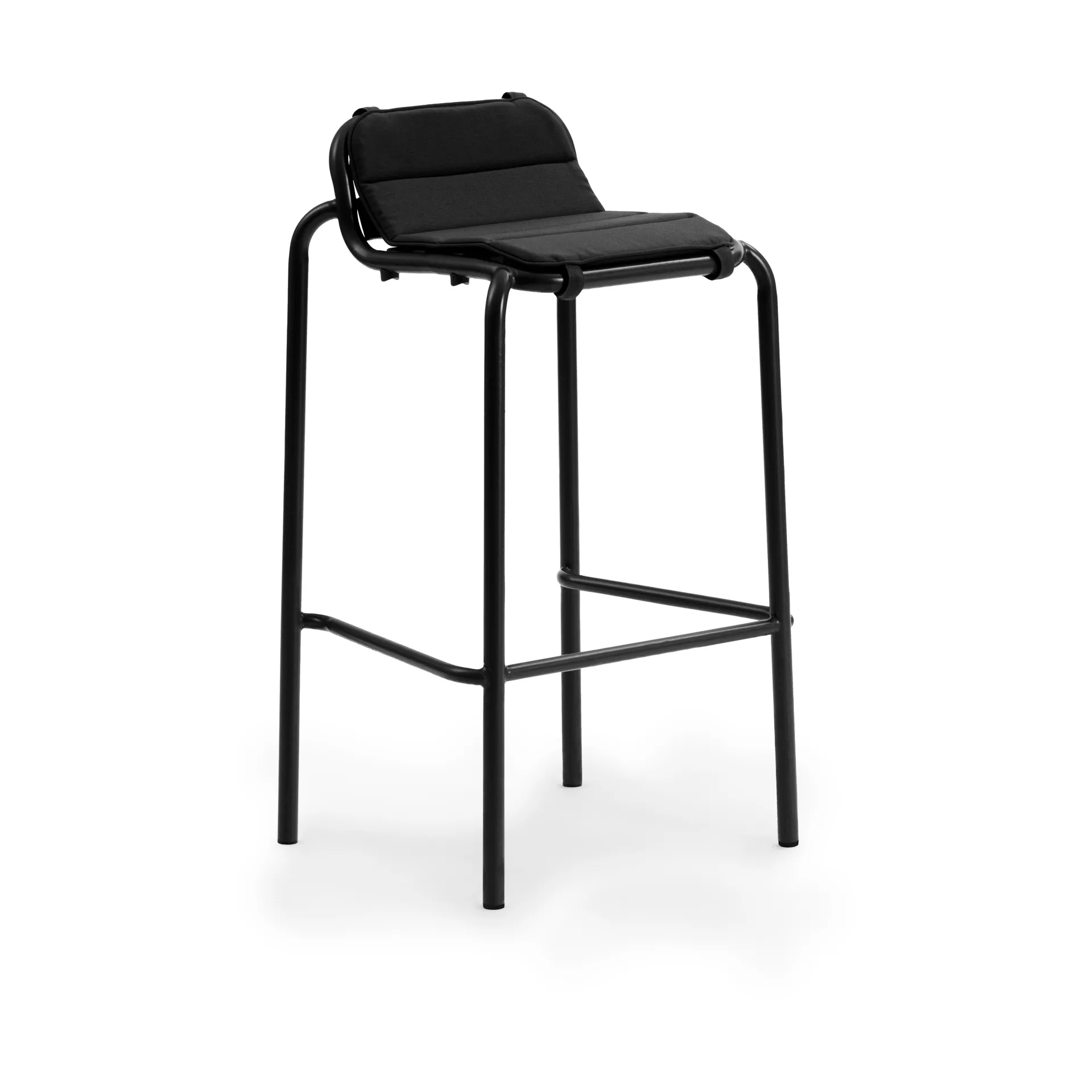 Vig kussen voor barkruk, Black Normann Copenhagen