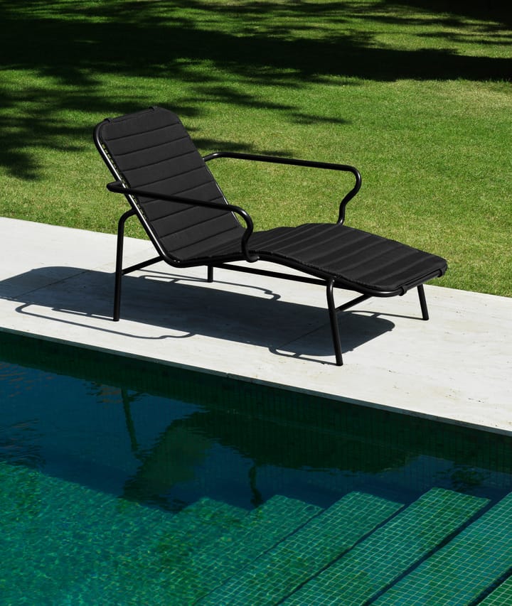 Vig kussen voor ligstoel, Black Normann Copenhagen