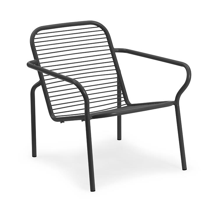 Normann Copenhagen Vig Lounge Chair lounge stoel Black