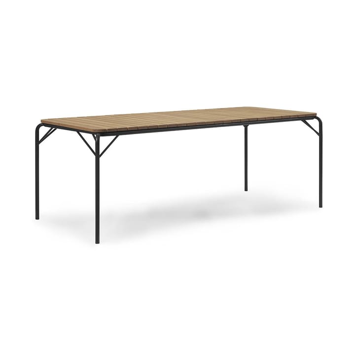Vig Robinia eettafel 90x200 cm - Black - Normann Copenhagen