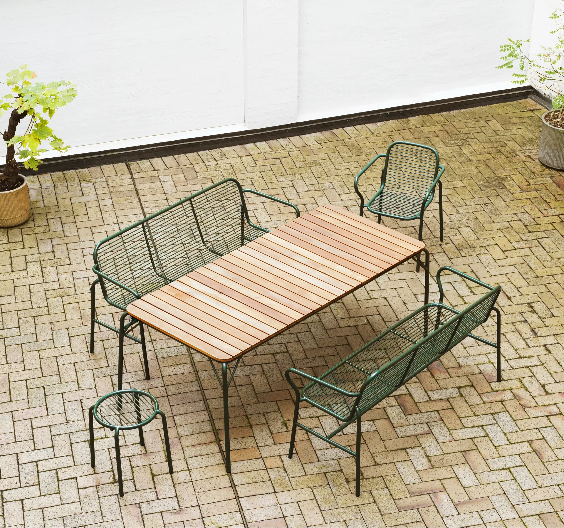 Vig Robinia eettafel 90x200 cm, Green Normann Copenhagen