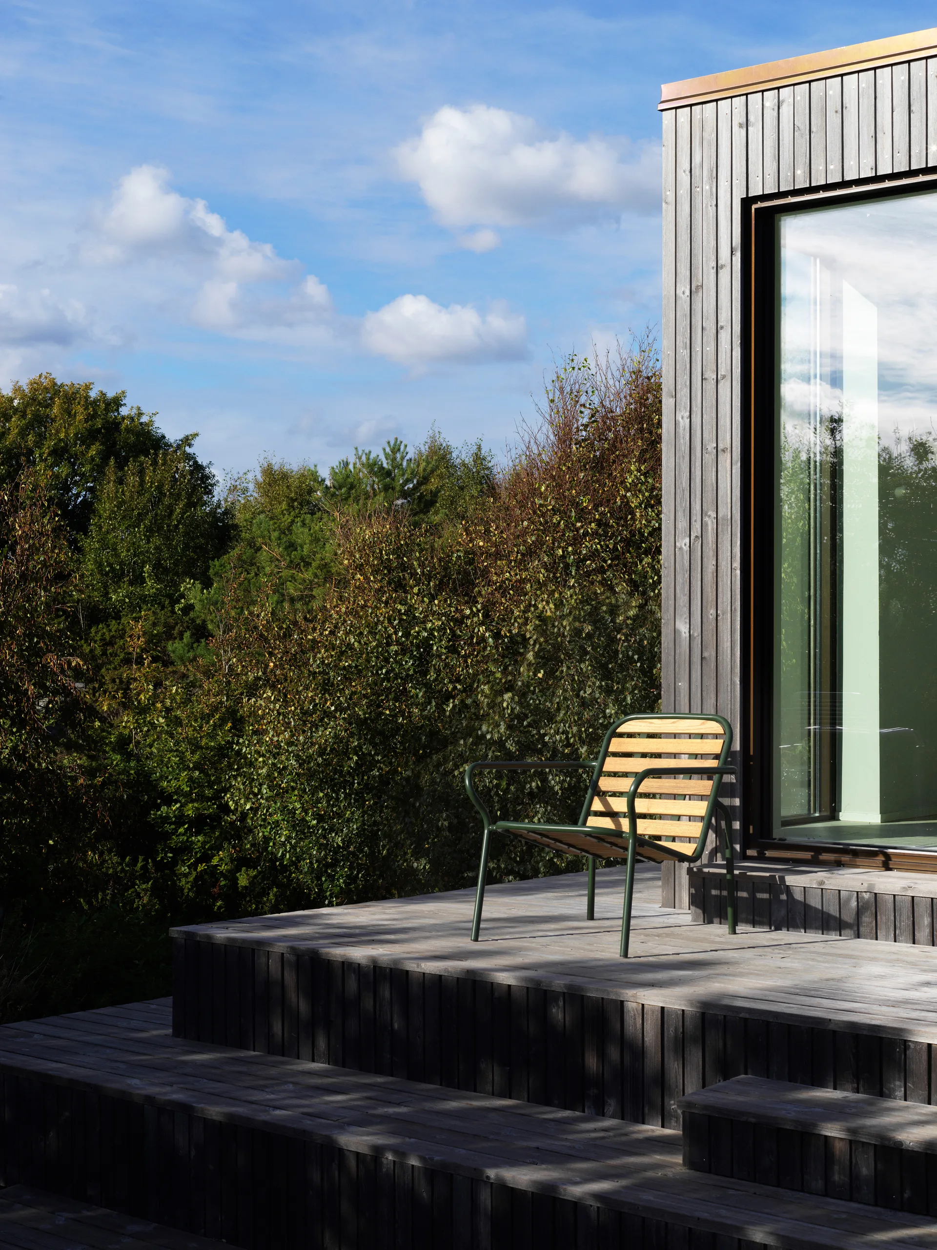 Vig Robinia loungestoel, Green Normann Copenhagen