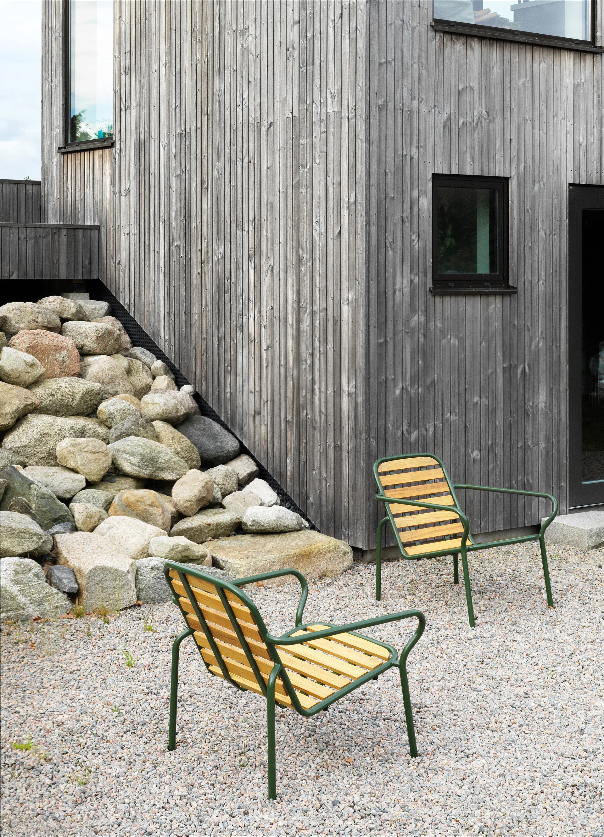 Vig Robinia loungestoel, Green Normann Copenhagen