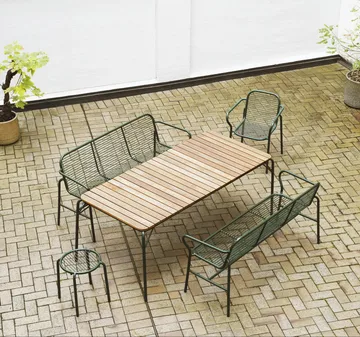 Vig ronde kruk - Groen, Ø41x46 cm - Normann Copenhagen