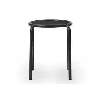 Vig ronde kruk - Zwart, Ø41x46 cm - Normann Copenhagen