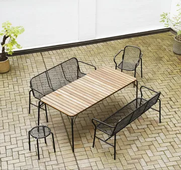 Vig ronde kruk - Zwart, Ø41x46 cm - Normann Copenhagen