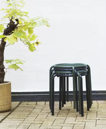 Vig ronde kruk - Zwart, Ø41x46 cm - Normann Copenhagen