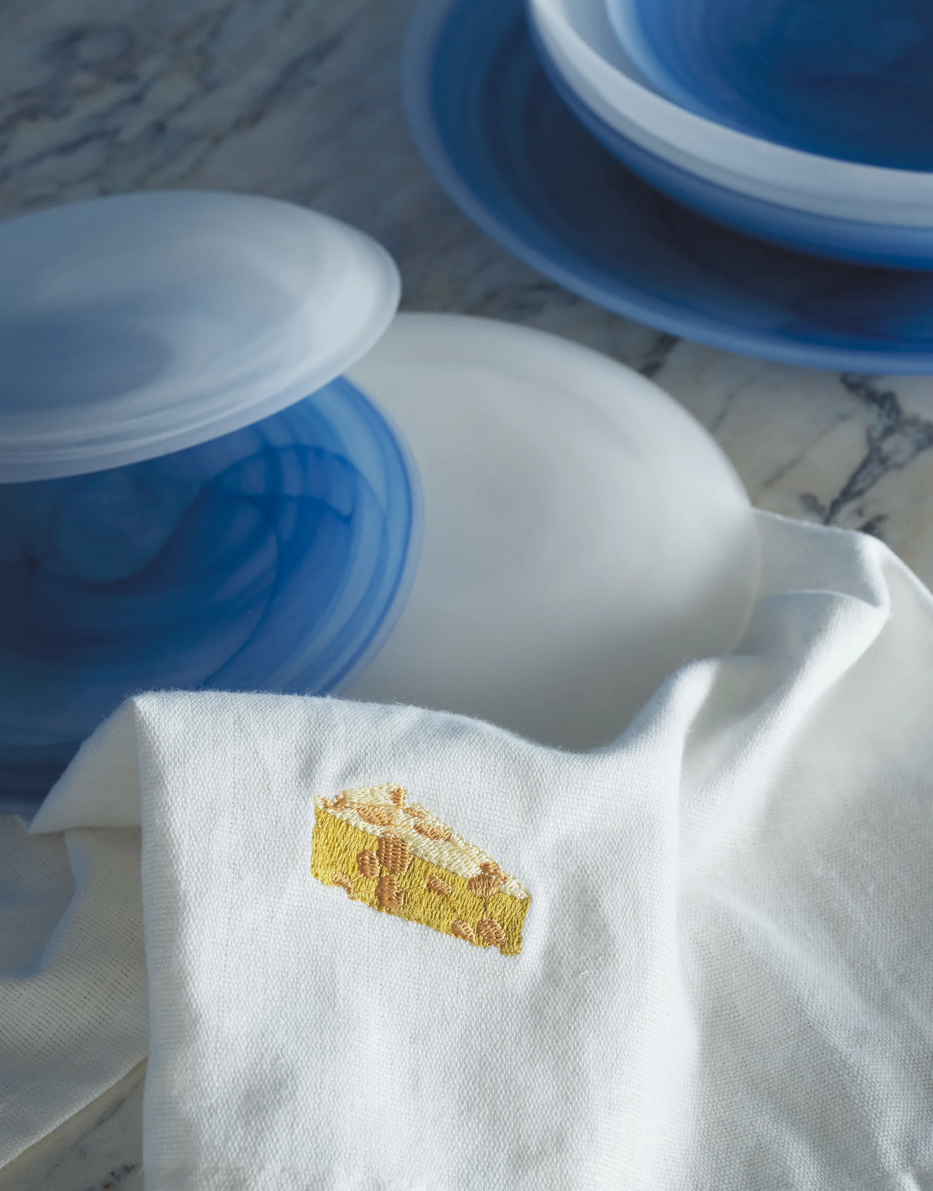 Yummy keukenhanddoek 50x70 cm, Cheese Normann Copenhagen