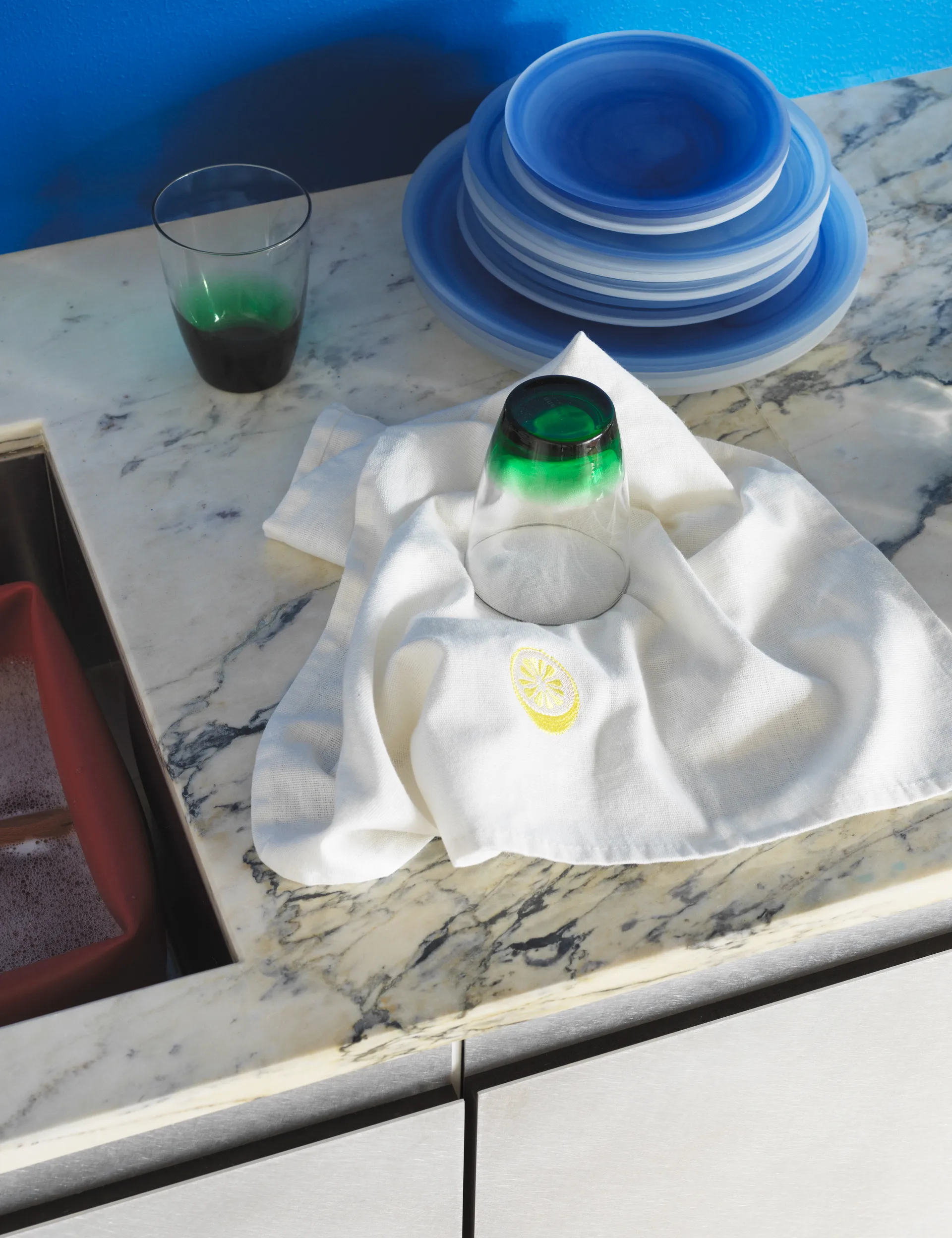 Yummy keukenhanddoek 50x70 cm, Lemon Normann Copenhagen