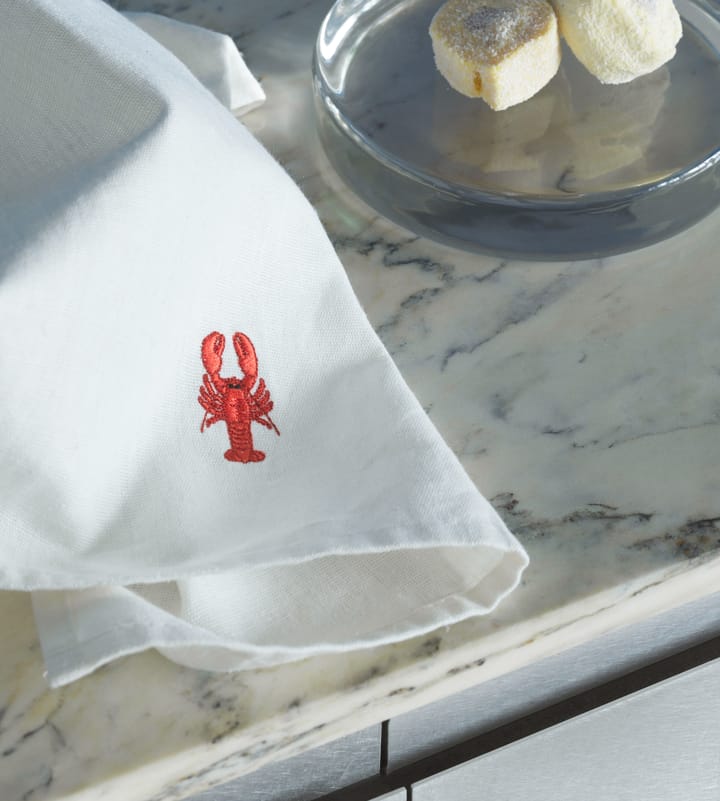 Yummy keukenhanddoek 50x70 cm, Lobster Normann Copenhagen