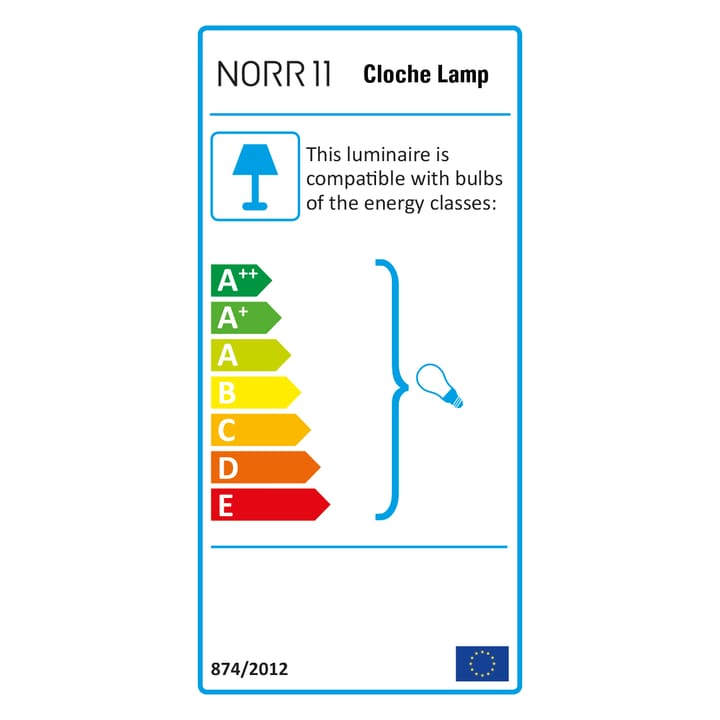 Cloche One hanglamp, Wit NORR11