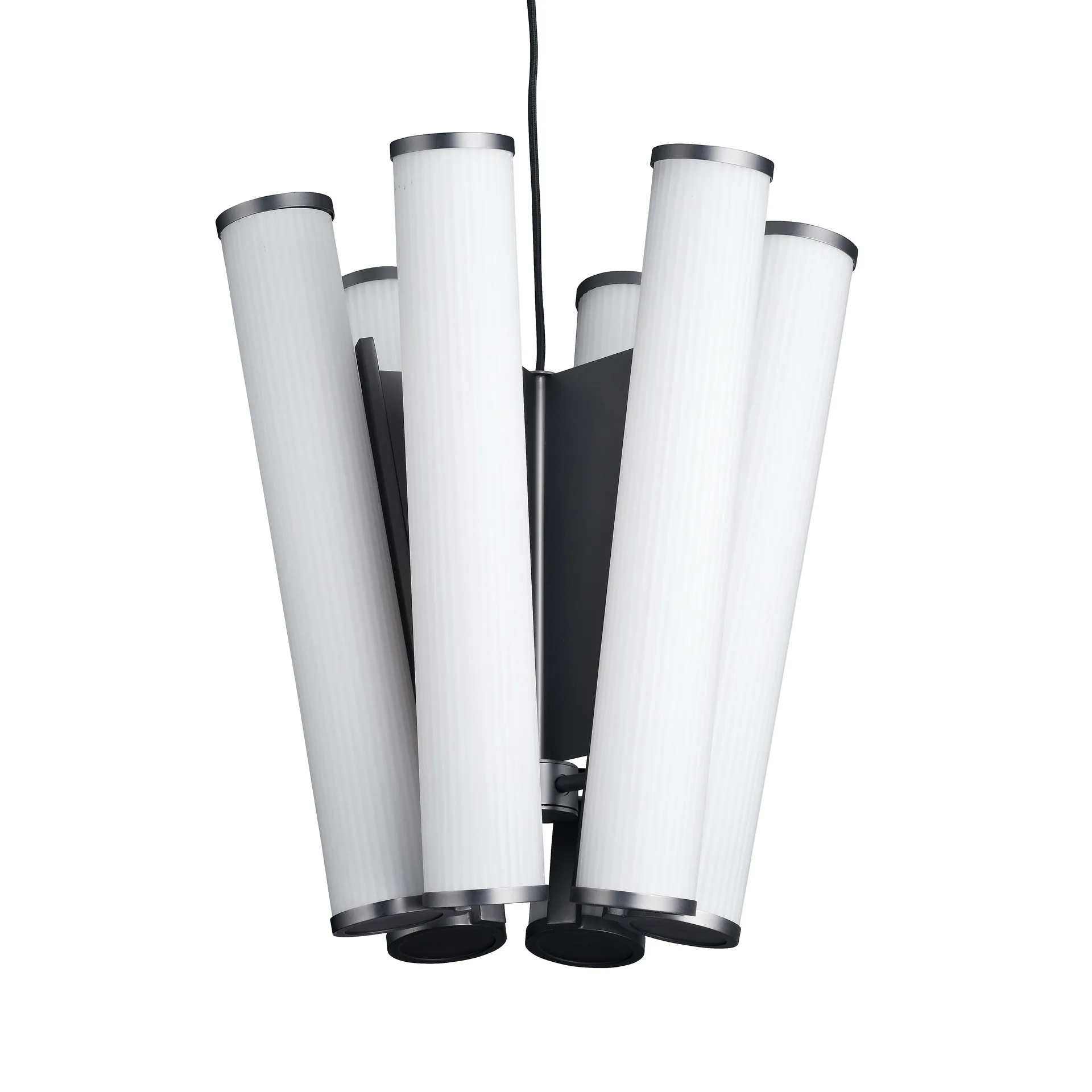 Deco Chandelier plafondlamp, Wit-zwart NORR11