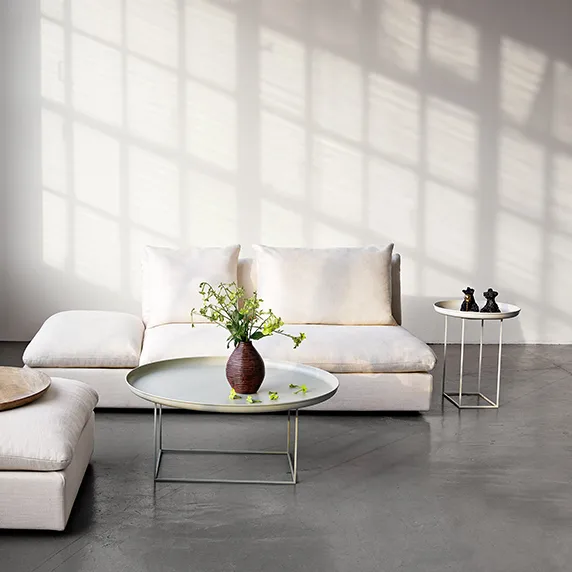 Duke bijzettafel small, Antique white NORR11