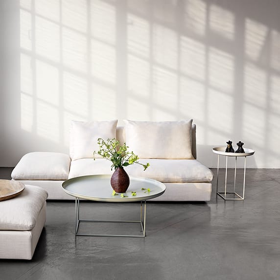 Duke bijzettafel small, Antique white NORR11