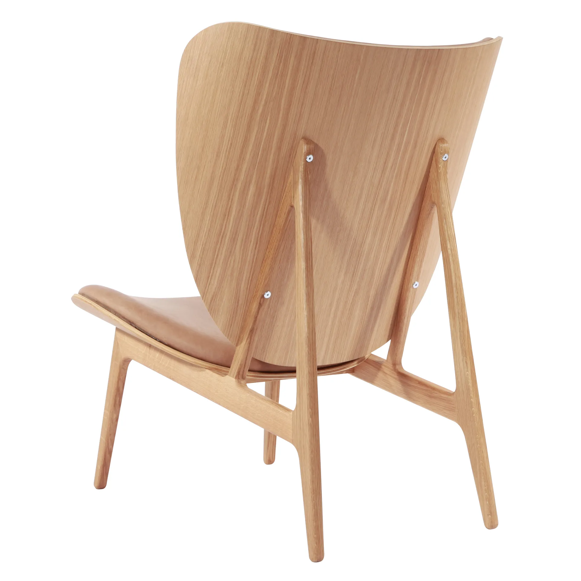 Elephant lounge leather eikenhout, Dunes camel NORR11