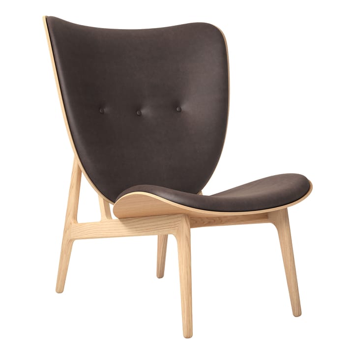 Elephant lounge leather eikenhout - Dunes dark brown - NORR11