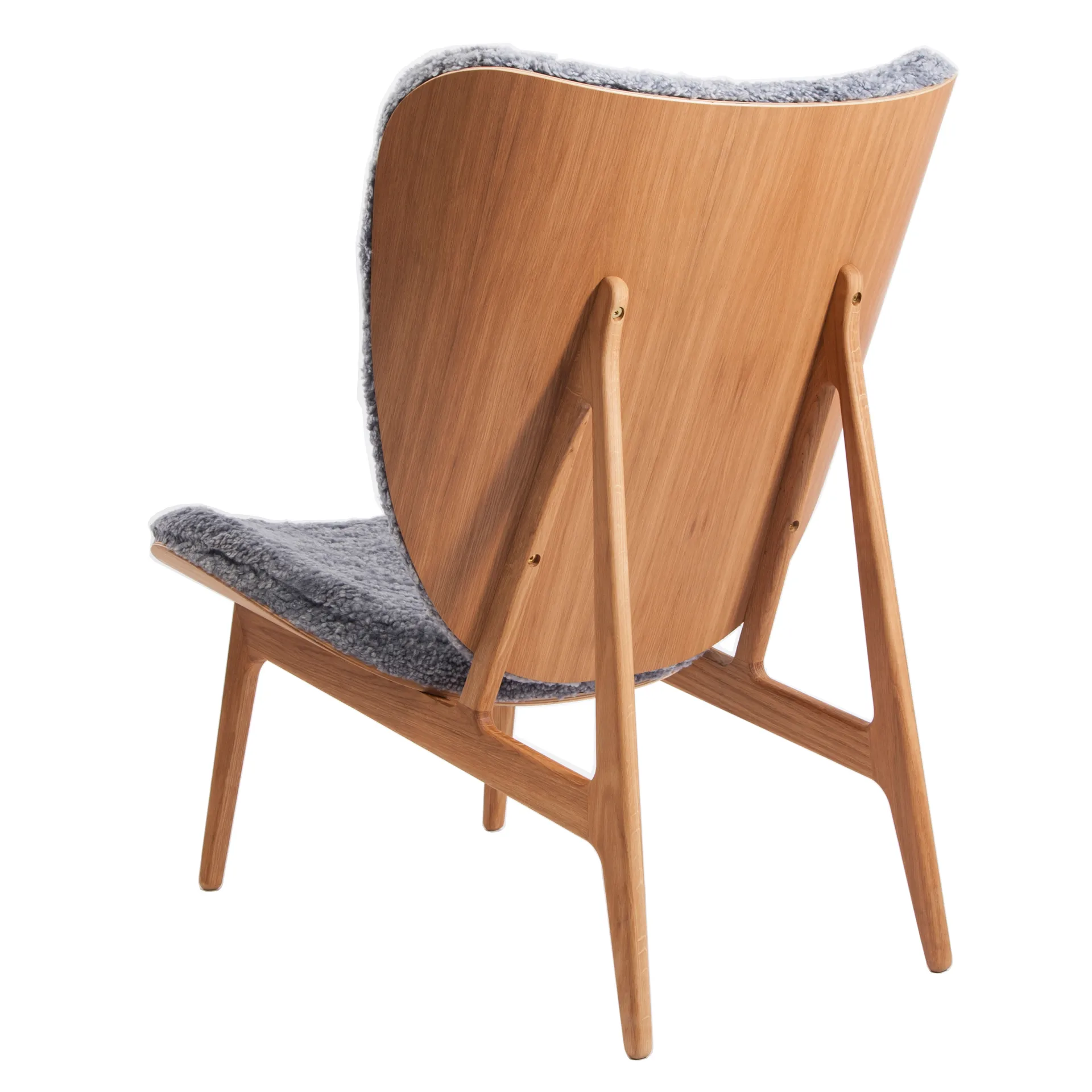 Elephant lounge sheepskin eikenhout, Graphite NORR11