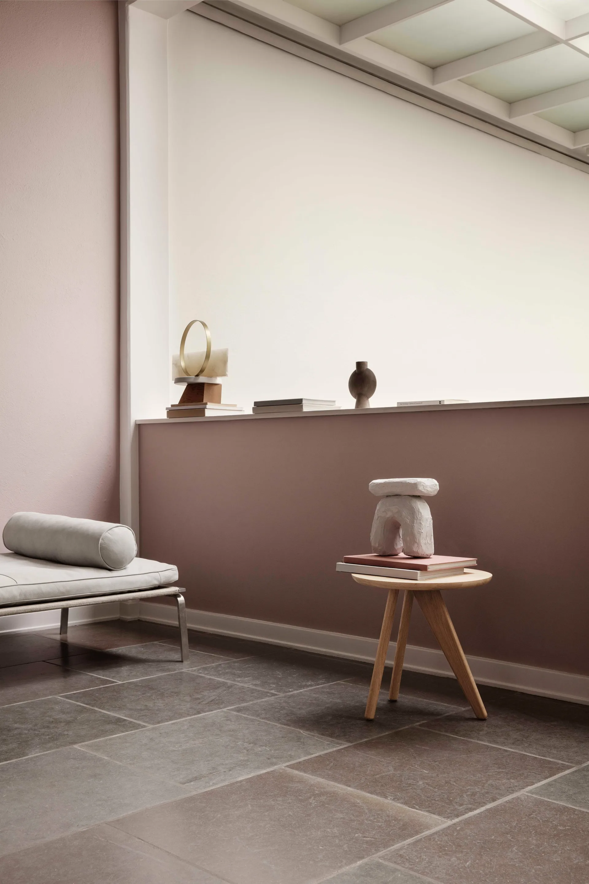 Fin bijzettafel Ø40 cm, Natural oak NORR11