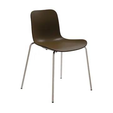 Langue stoel - Espresso-verchroomd onderstel - NORR11