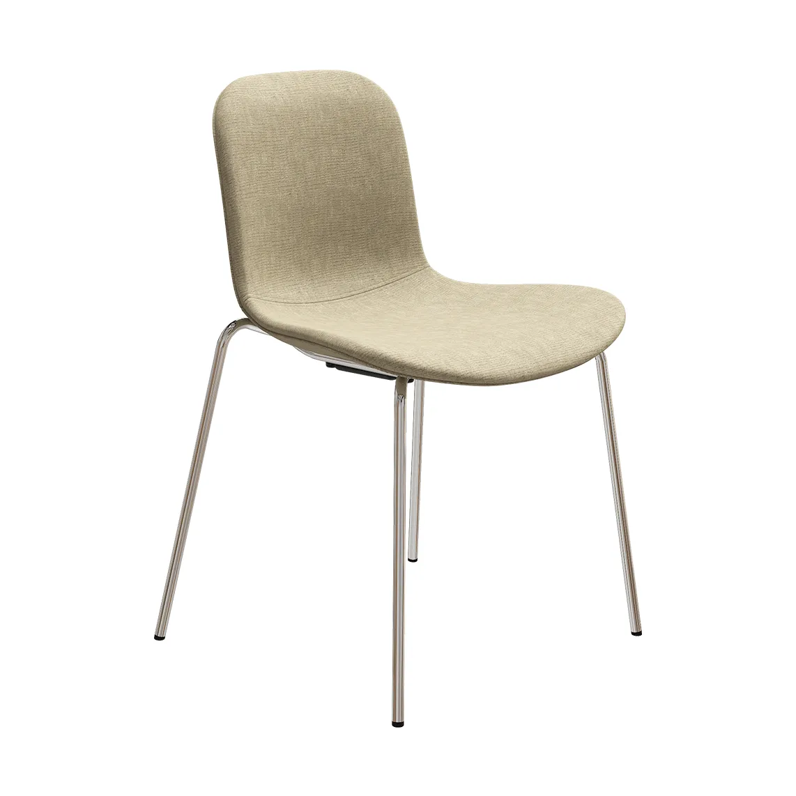 Langue stoel, Stof Mumble Col 26-verchroomd frame NORR11