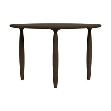 Oku eettafel - Donker gerookt eiken, Ø120 cm - NORR11