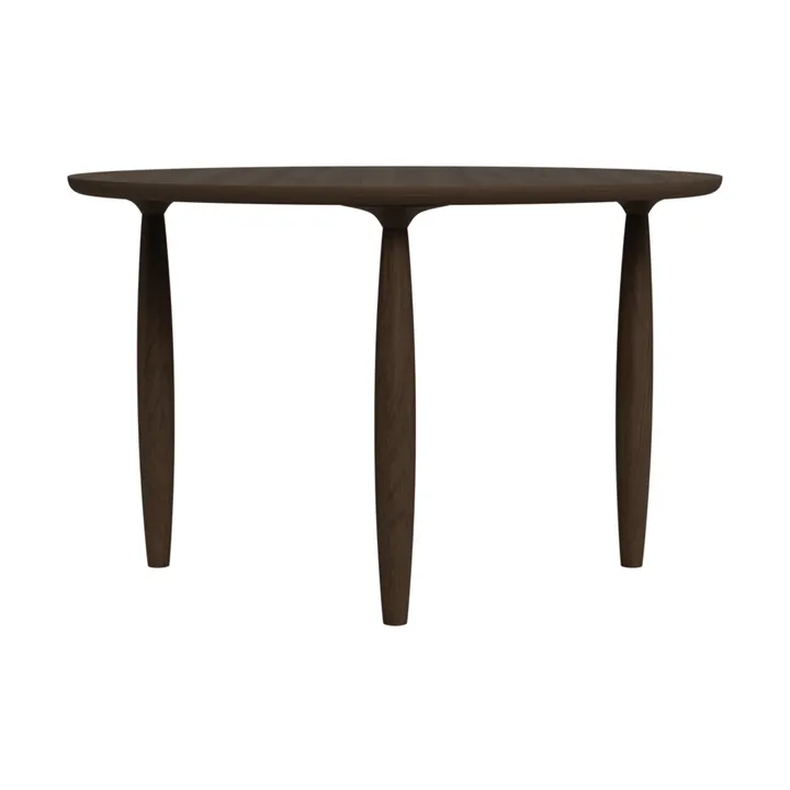 Oku eettafel - Donker gerookt eiken, Ø120 cm - NORR11