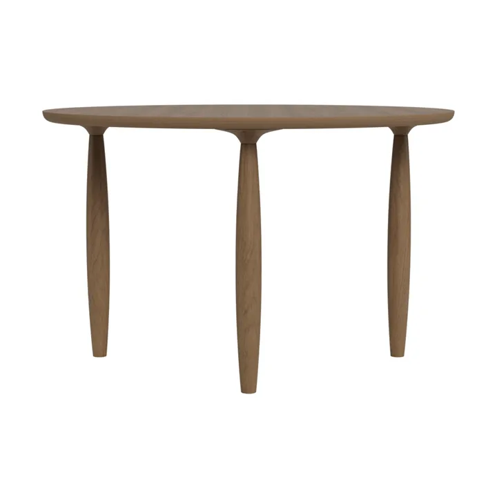 Oku eettafel - Licht gerookt eiken, Ø120 cm - NORR11