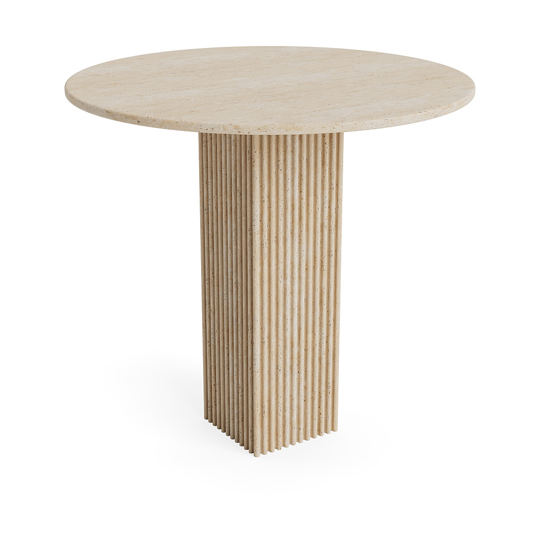 NORR11 Soho eettafel o80 cm Beige | Scandinavisch Interieur | Eettafels | Beige
