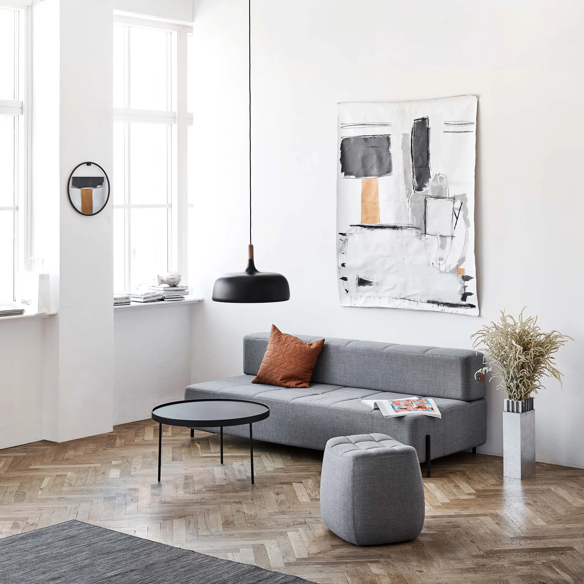 Acorn hanglamp, zwart Northern