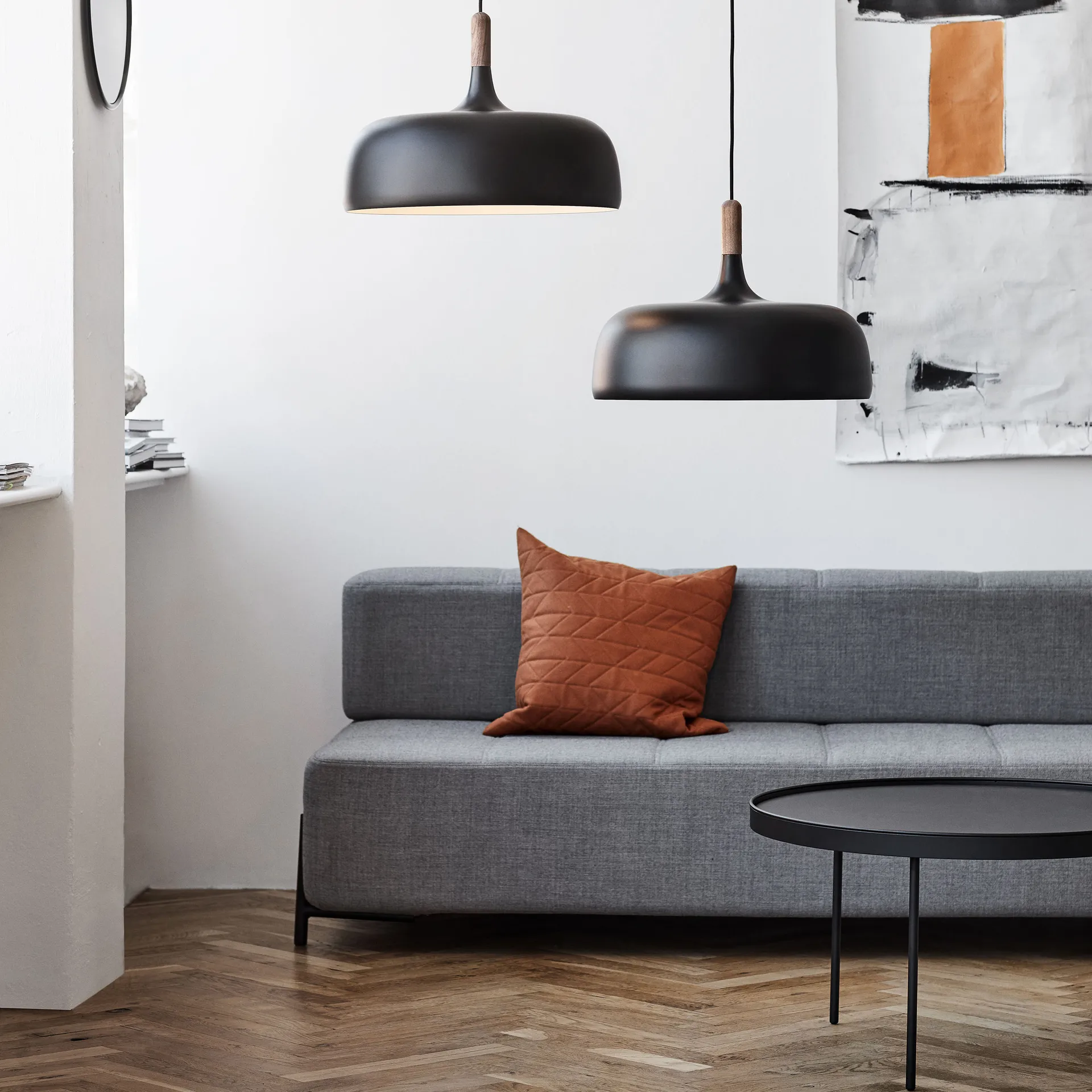 Acorn hanglamp, zwart Northern