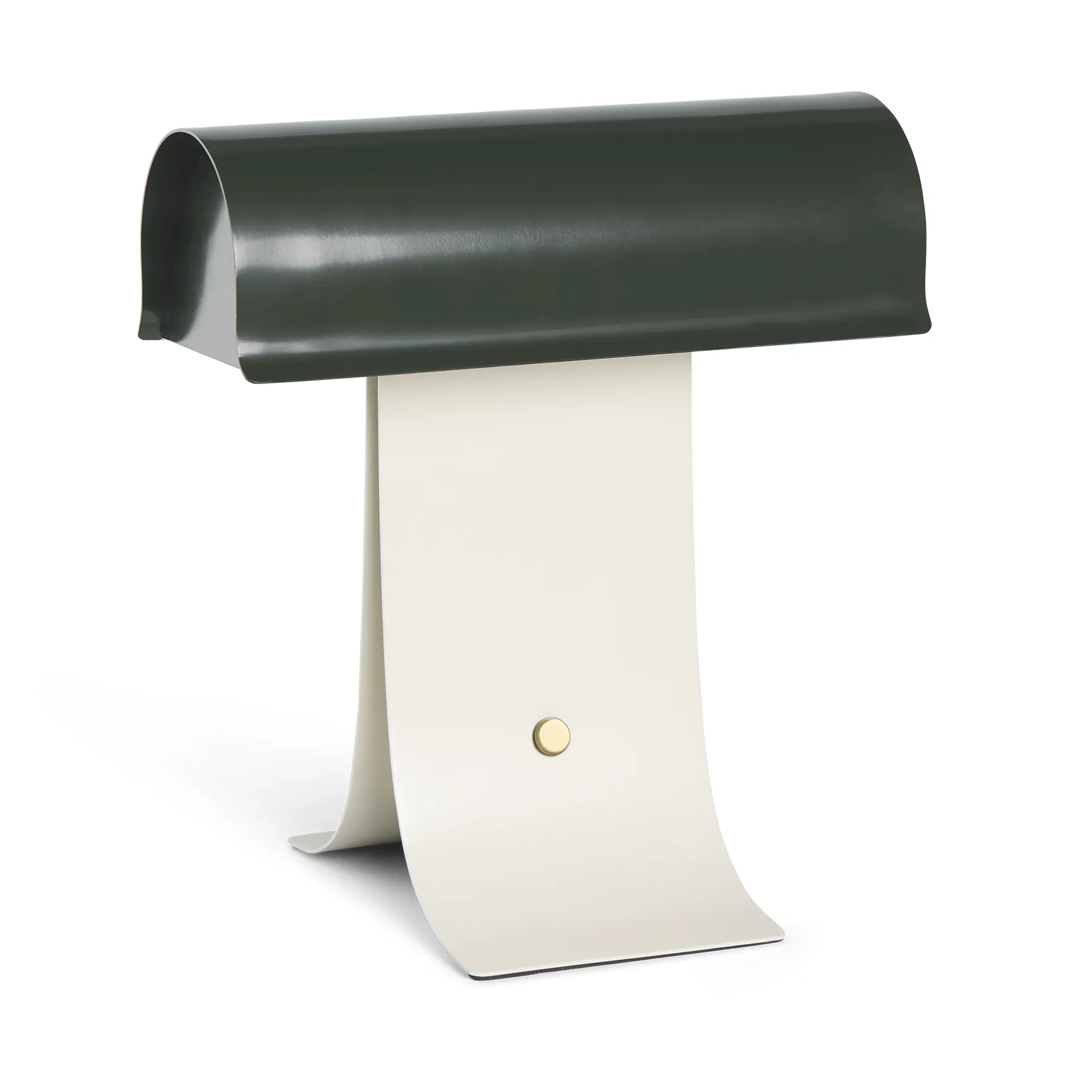 Archive tafellamp 25 cm., Dark green light grey Northern