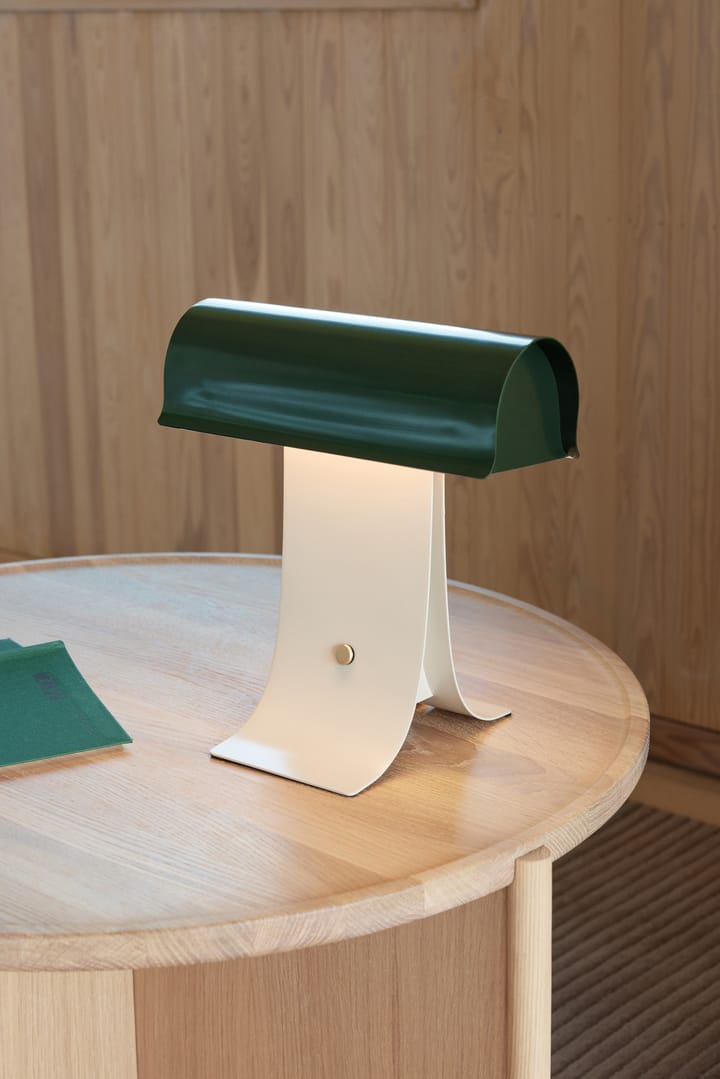 Archive tafellamp 25 cm. - Dark green light grey - Northern