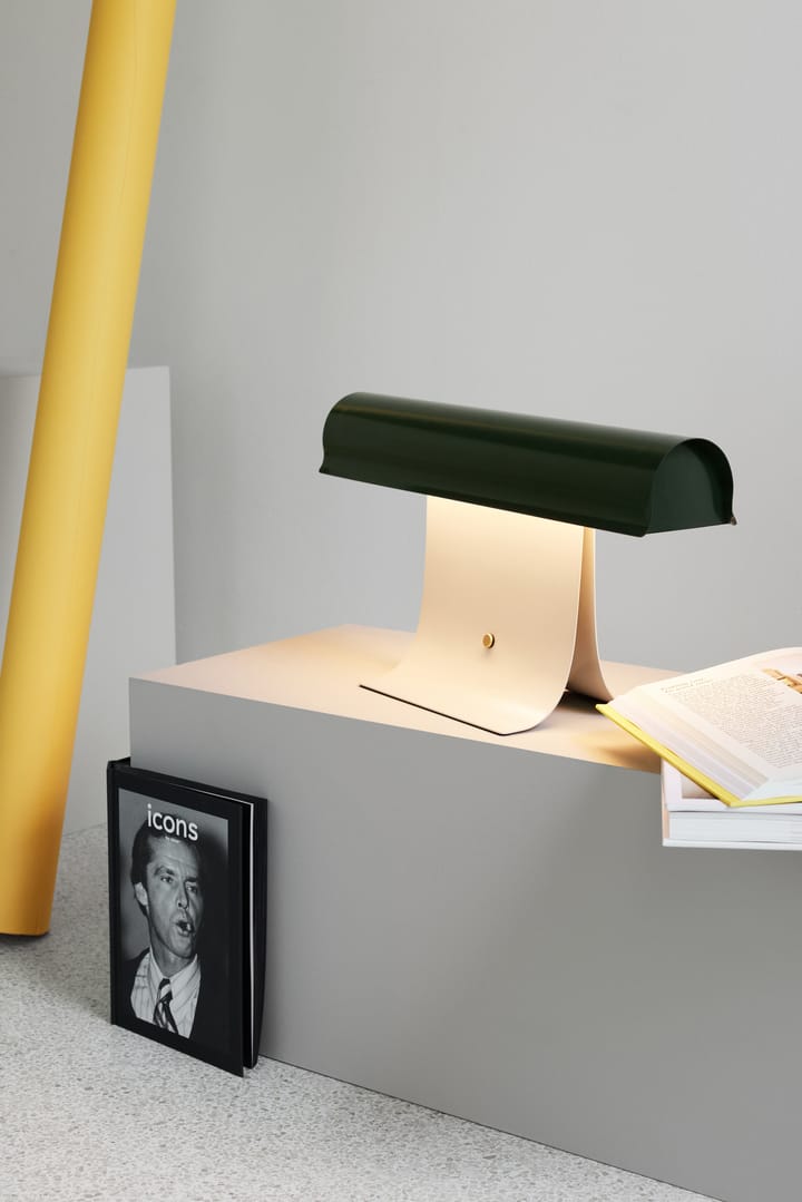 Archive tafellamp 50 cm., Dark green light grey Northern