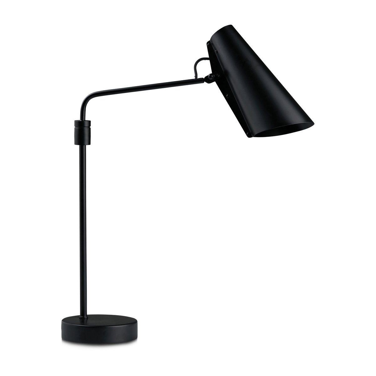 Northern Birdy swing tafellamp Zwart-zwart | Scandinavisch Interieur | Bureau- & tafellampen | Zwart