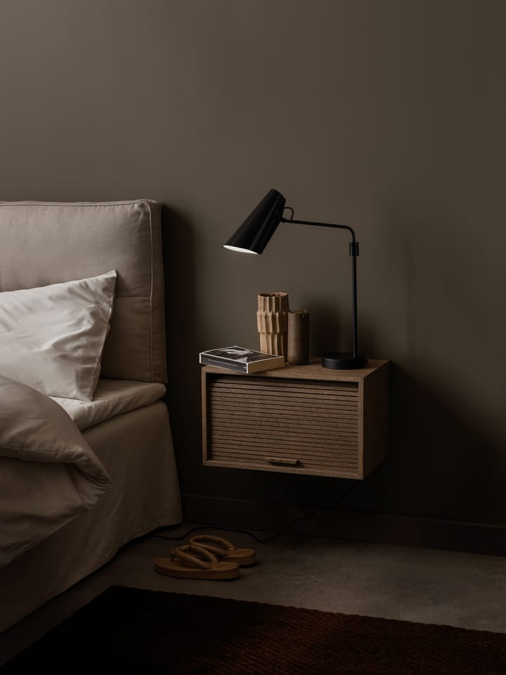 Birdy swing tafellamp, Zwart-zwart Northern