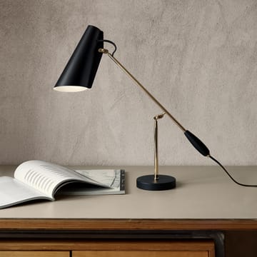 Birdy tafellamp - zwart-messing - Northern