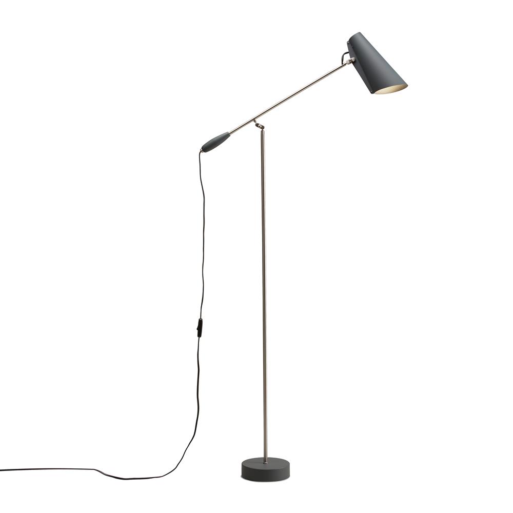 Northern Birdy vloerlamp grijs | Scandinavisch Interieur | Vloerlampen | Grijs