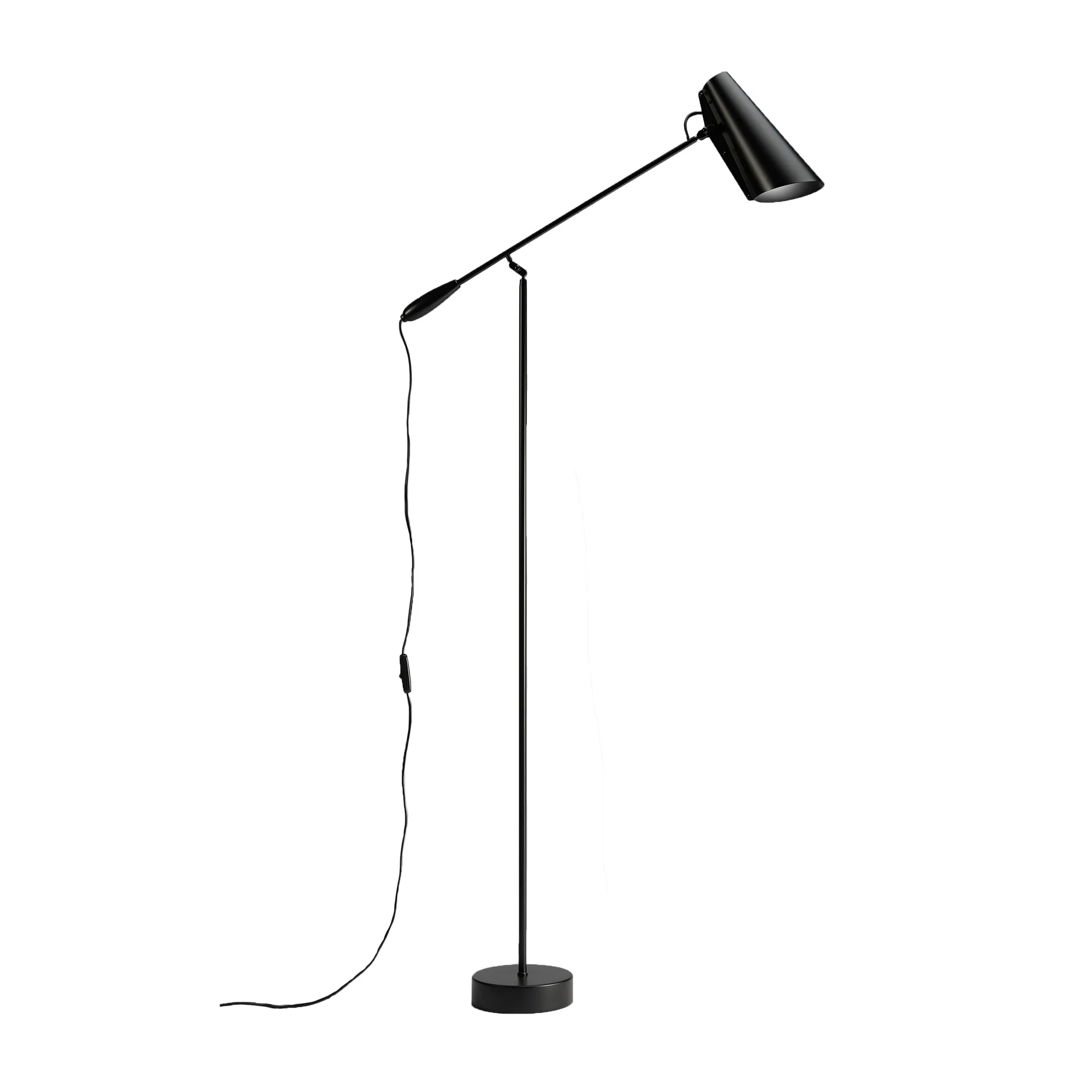 Birdy vloerlamp, zwart Northern