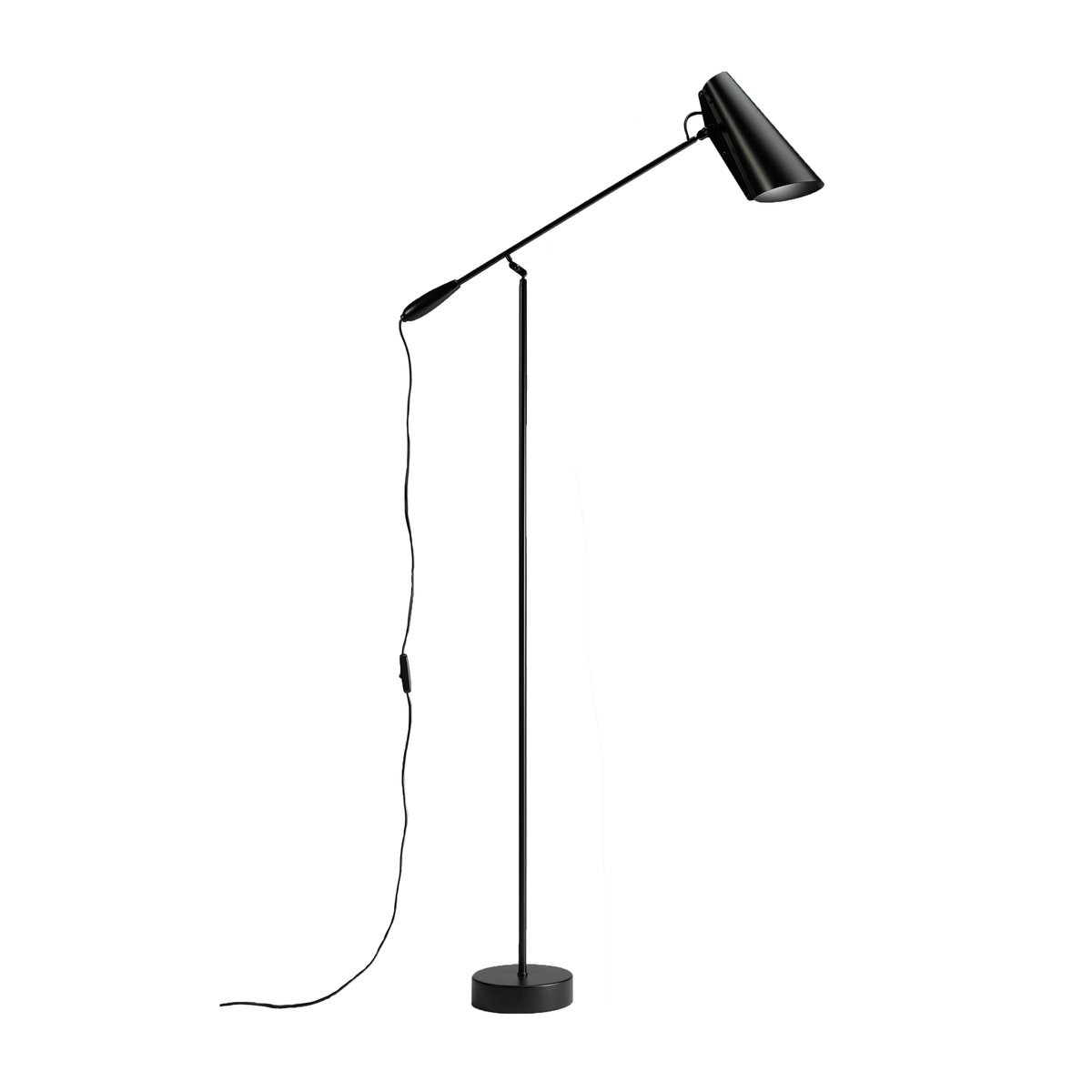 Northern Birdy vloerlamp zwart | Scandinavisch Interieur | Vloerlampen | Zwart