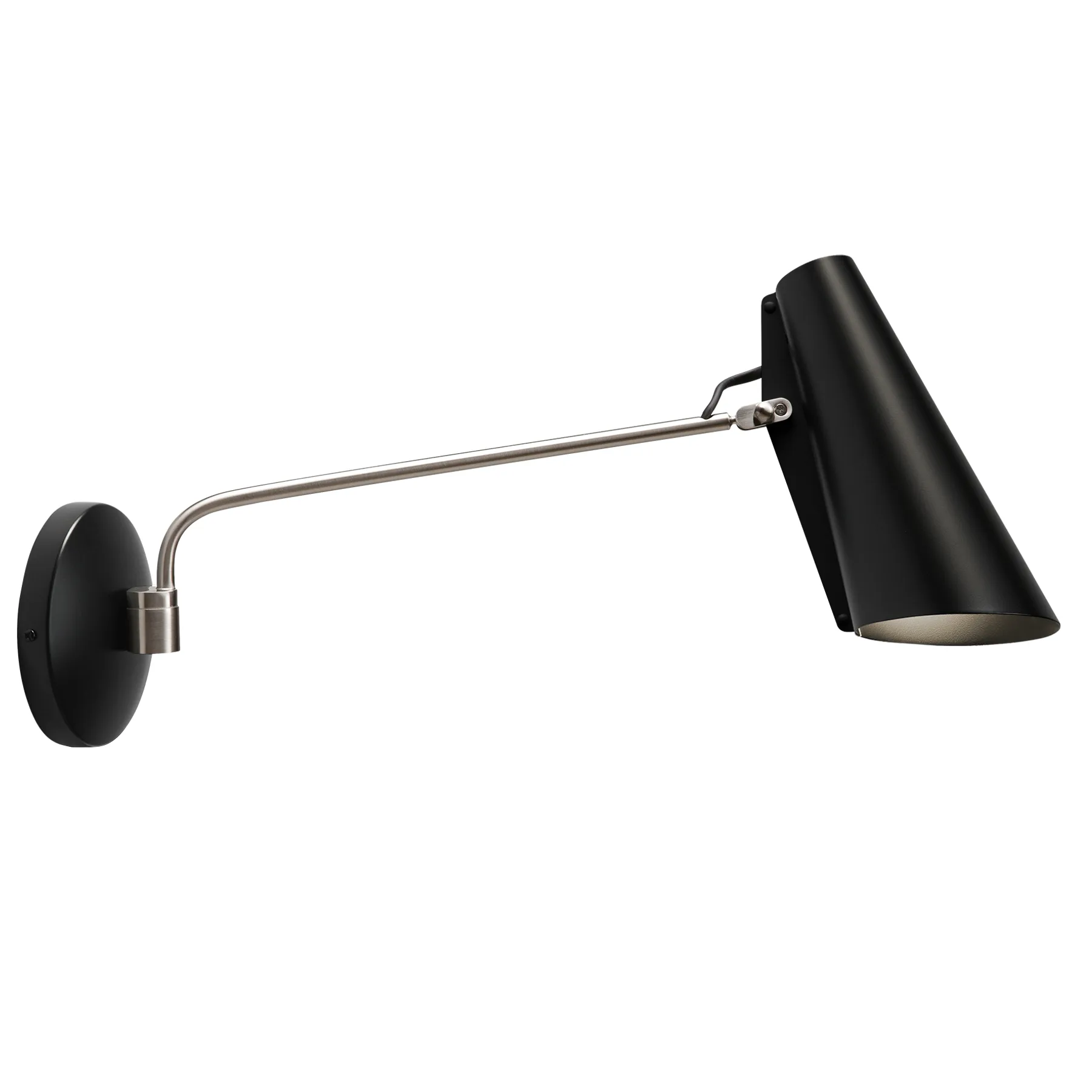 Birdy wandlamp, Black-steel Northern