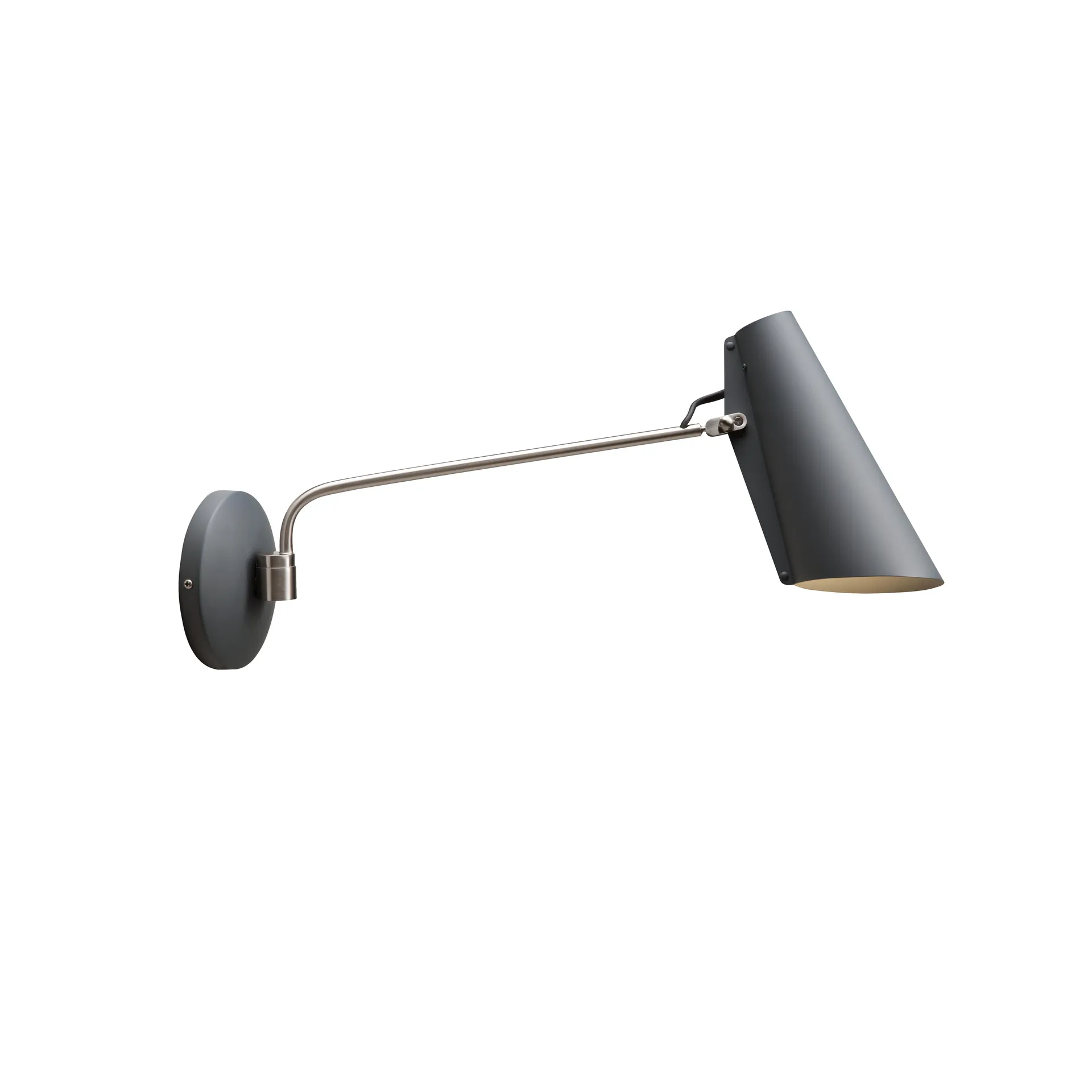 Birdy wandlamp, grijs-metallic Northern