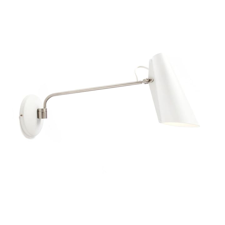 Birdy wandlamp - wit-metallic - Northern