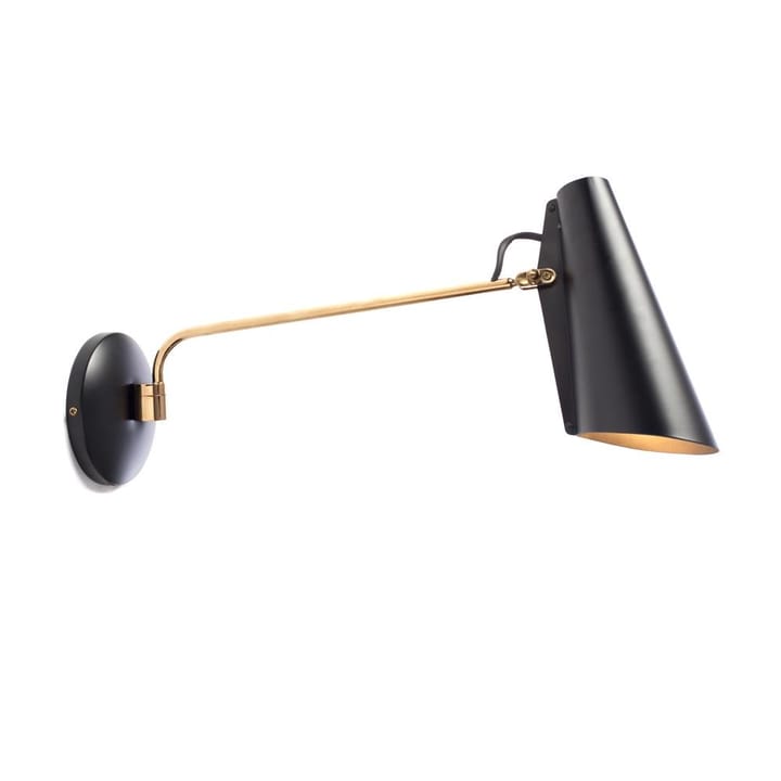 Birdy wandlamp - zwart-messing - Northern