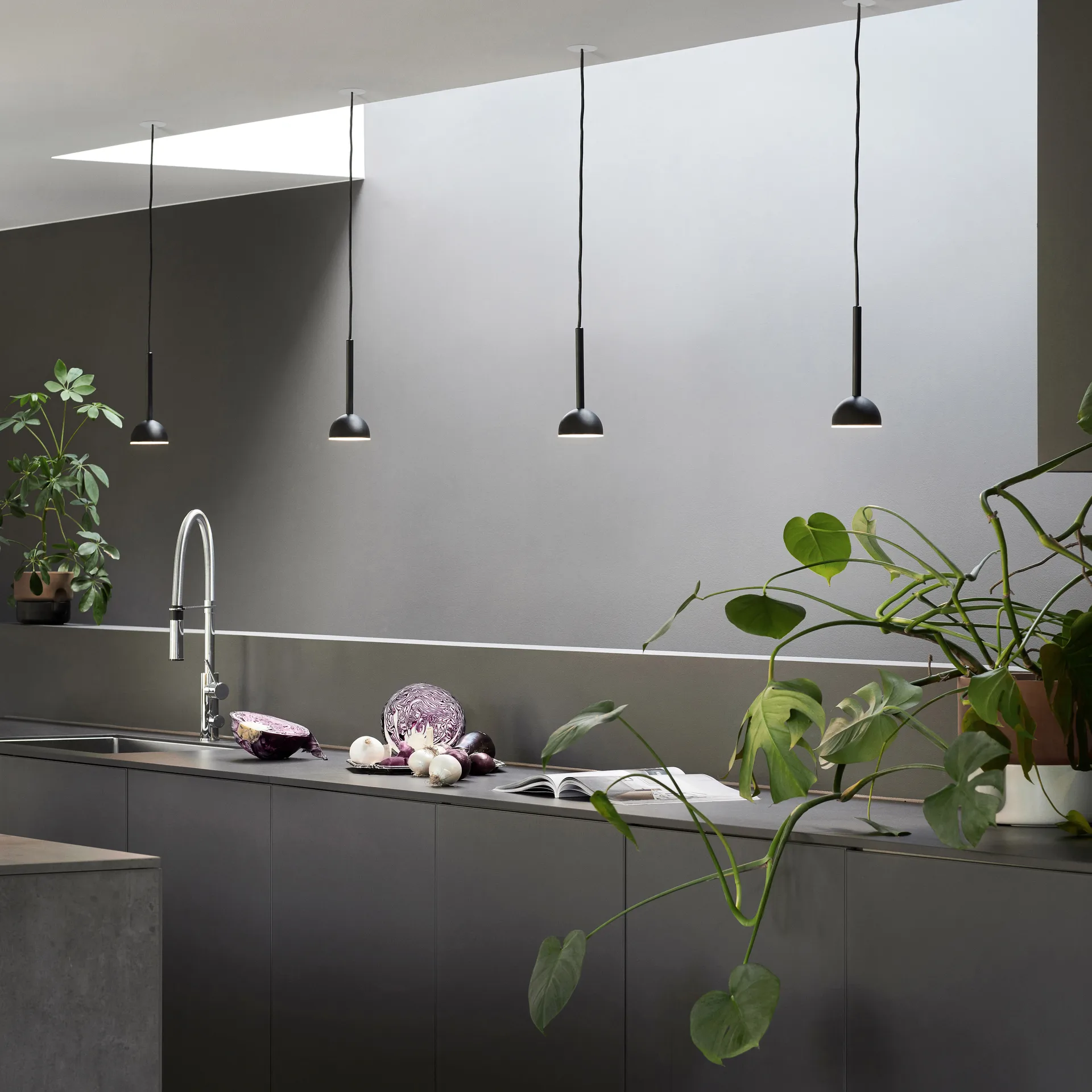 Blush hanglamp, Zwart Northern