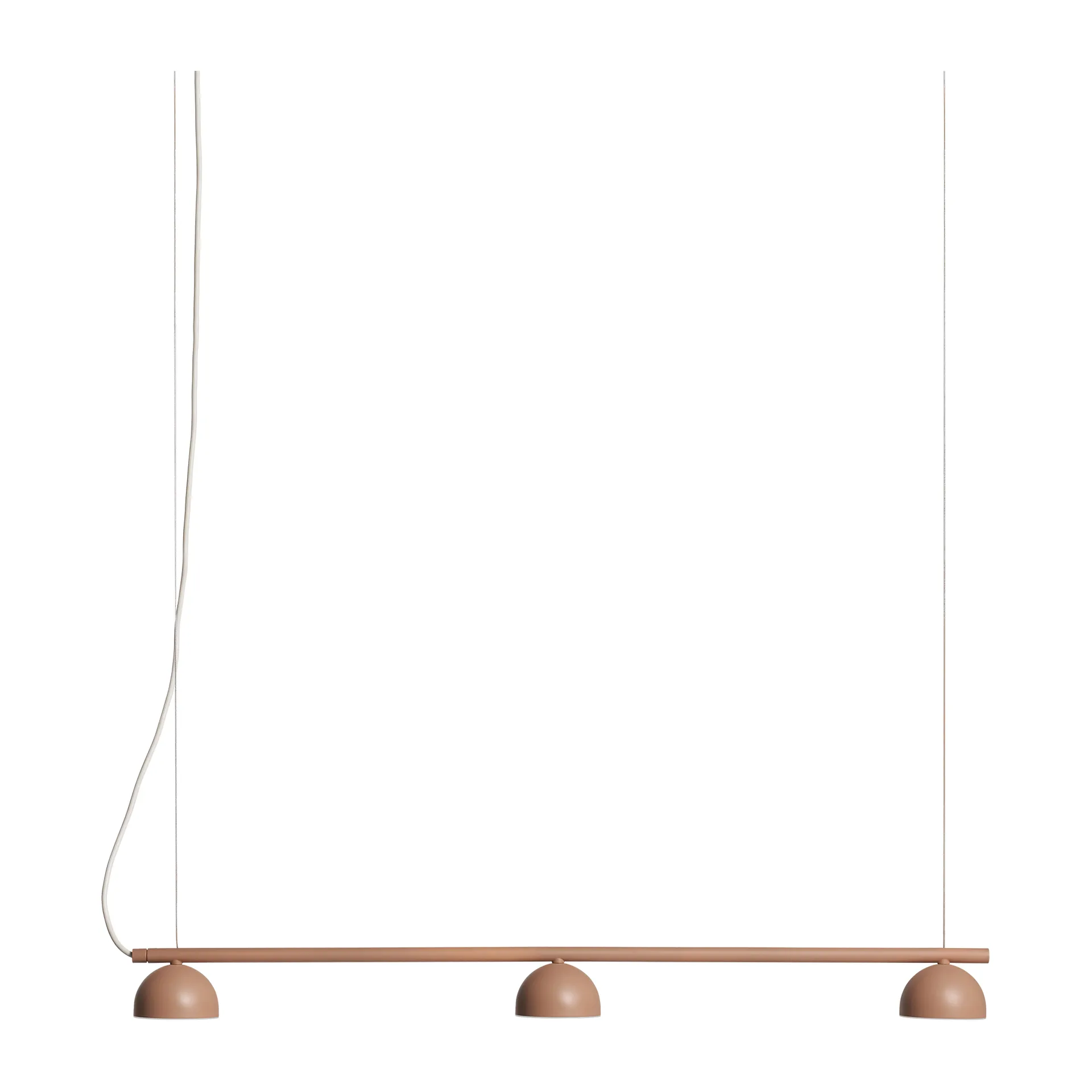 Blush Rail 3 plafondlamp, Warm beige Northern