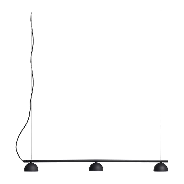 Blush Rail 3 plafondlamp - Zwart mat - Northern