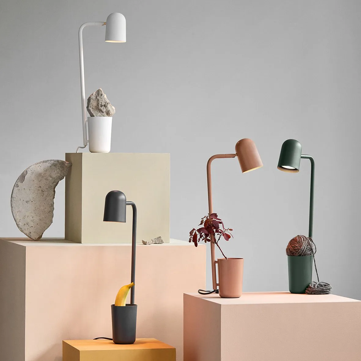 Buddy bureaulamp, Wit Northern