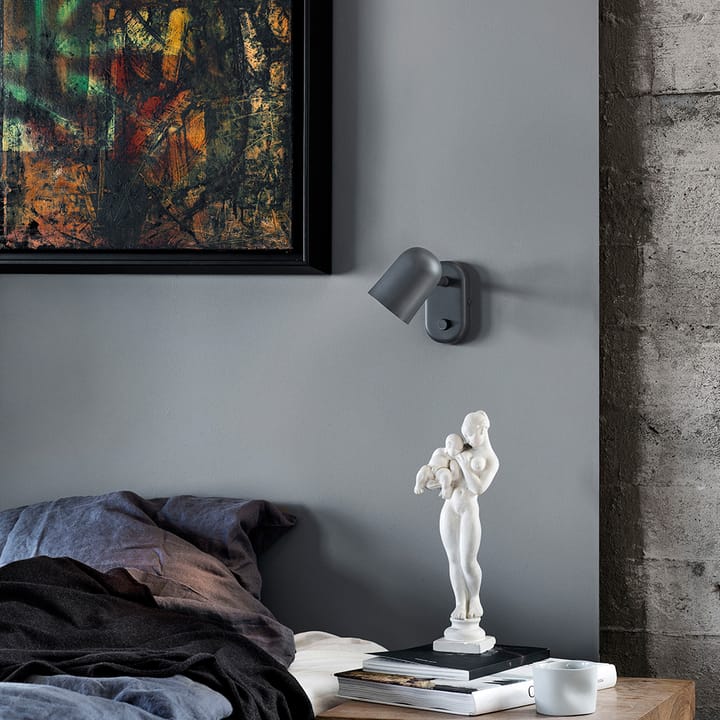 Buddy wandlamp, donkergrijs Northern