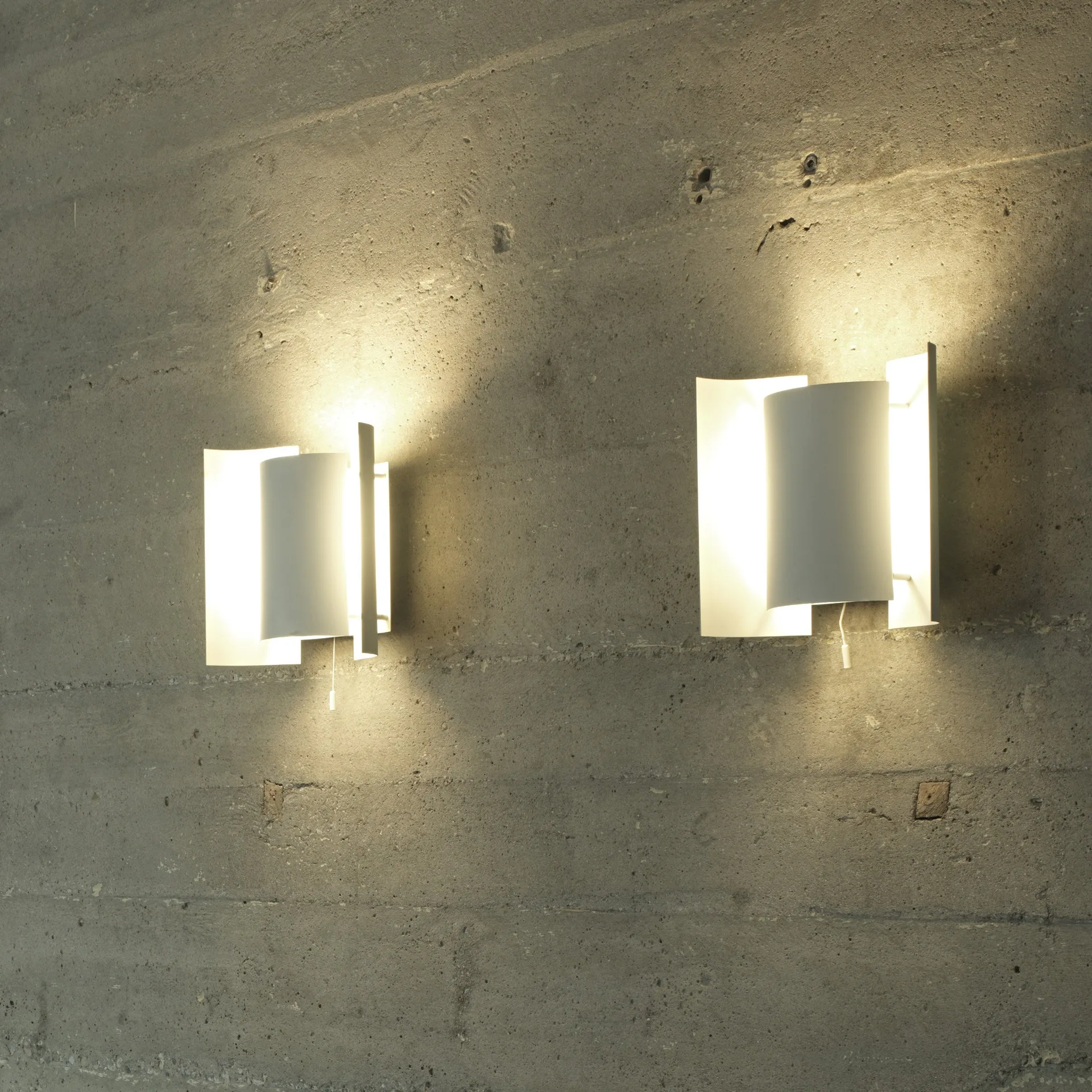 Butterfly wandlamp, wit Northern