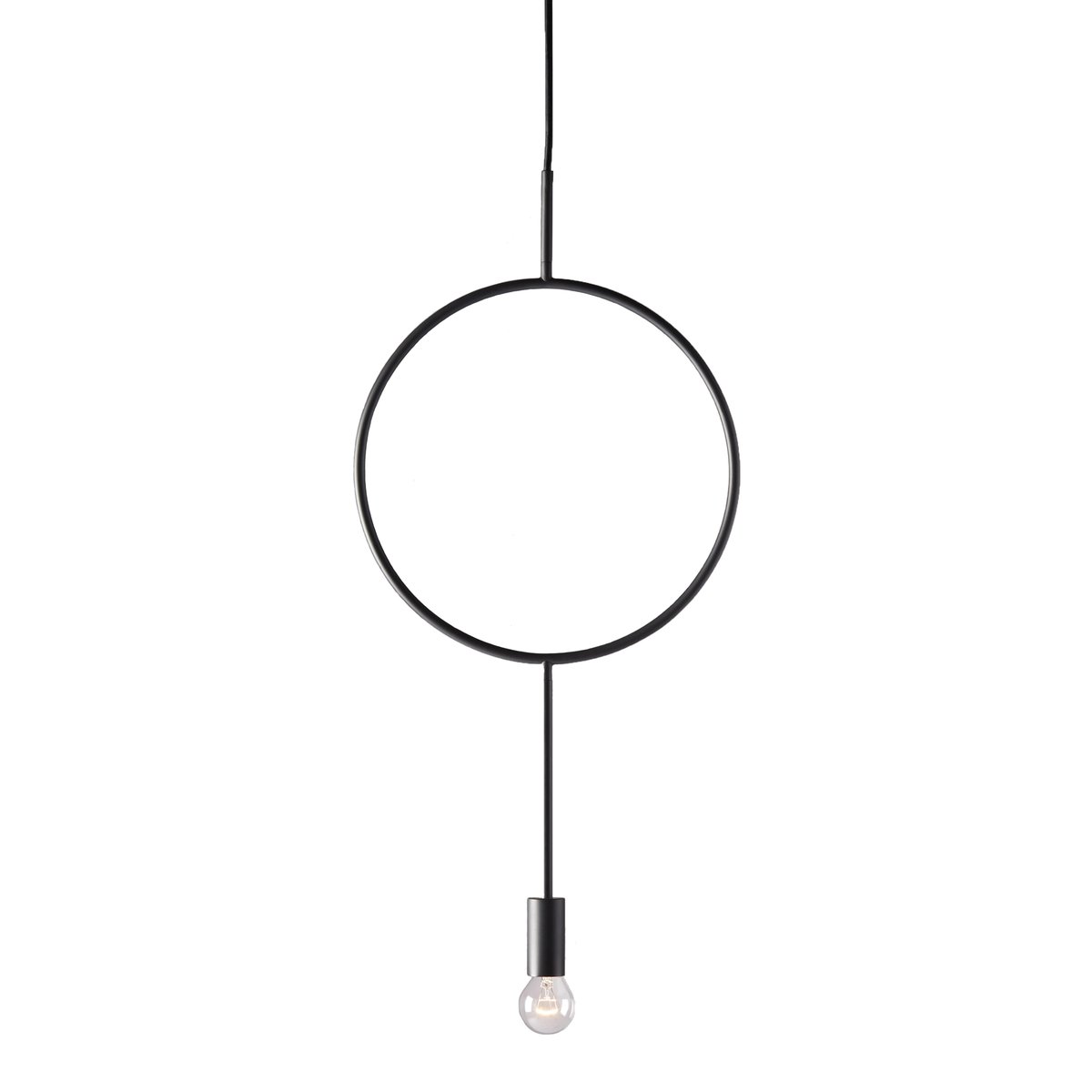 Northern Circle hanglamp zwart